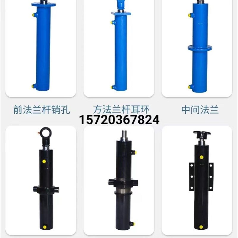 30吨液压油缸125缸径70实心轴压力机打包机专用非标定制高压油缸