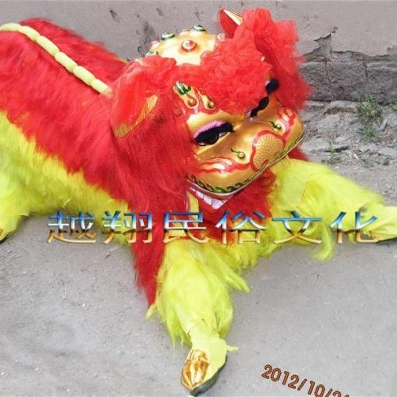 北狮舞狮正宗北狮北京狮笑脸北狮舞龙道具北狮婚庆用笑脸北狮龙灯