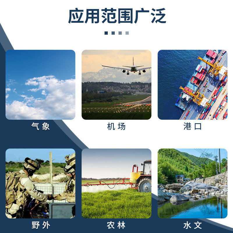 超声波风速风向仪无人机专用气象仪能见度重量轻防风抗干扰监测器