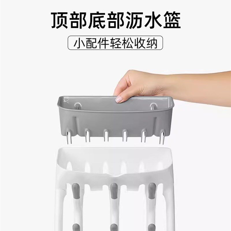 美国OXO奥秀挂式沥干架奶瓶奶嘴沥水架婴儿晾干架子水杯餐具架