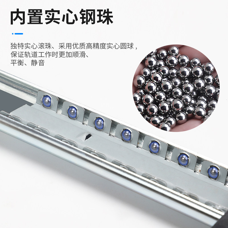 上翻式隐藏回旋门滑轨洗衣柜门橱柜口袋门顶装插入式轨道五金配件