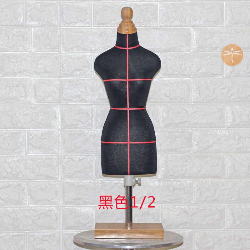 小人台立体裁剪女 服装设计人体模型迷你教学二分之一bjd人偶模特