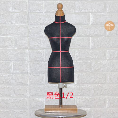 小人台立体裁剪女 服装设计人体模型迷你教学二分之一bjd人偶模特