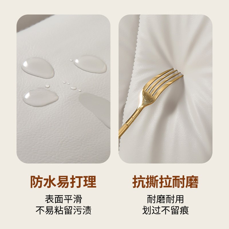 新款科技布床头罩保护套木床头套软包弹力夹棉加厚防猫抓木头全包