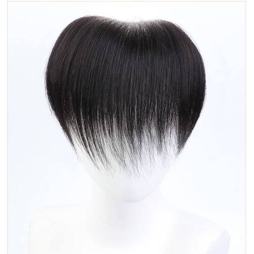 男士刘海真人发丝仿生膜发际线假发贴前额补发片生物头皮透气逼真