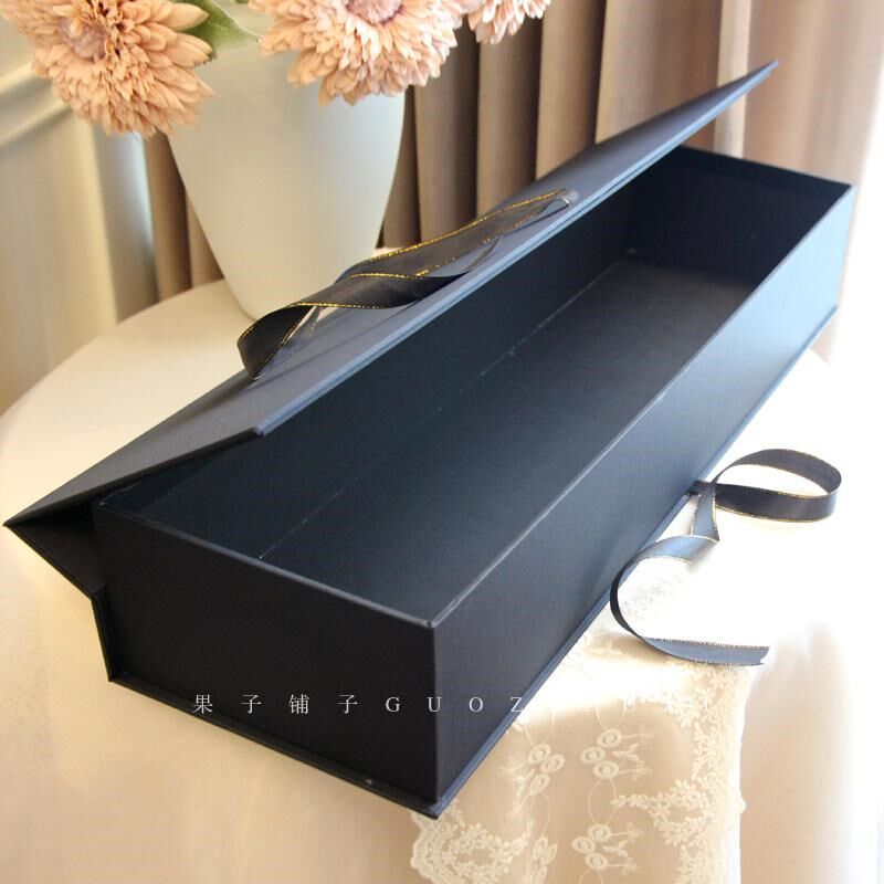 diy有钱花礼盒肥牛卷烟花盒送男友高级感礼物盒长条形礼品盒空盒