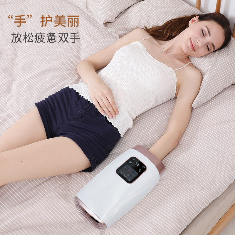 手部按摩器电动穴位按摩手指手腕手掌关节的按摩器加热揉捏按摩仪