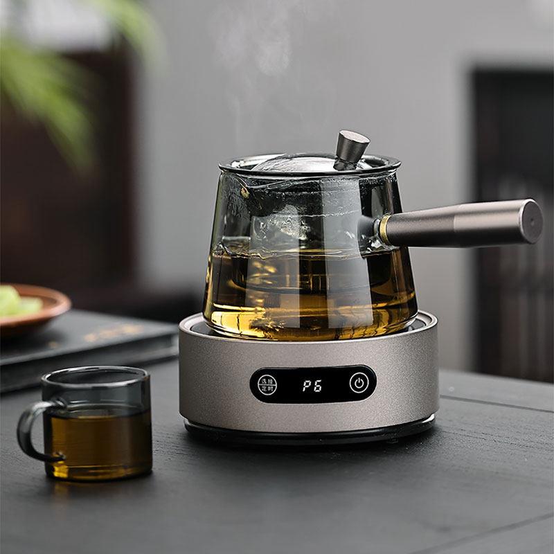 2025新款超小迷你电陶炉便携煮茶器一人咖啡摩卡壶烧水小型煮茶炉