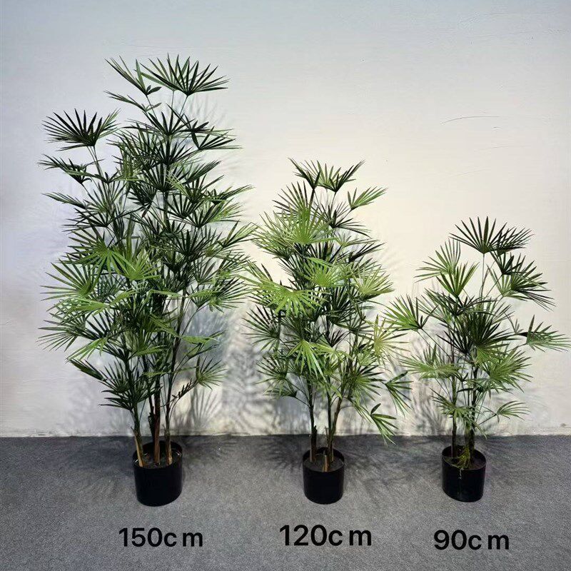 彷真绿植盆栽金山棕竹假竹室内客厅装饰造景摆件道具植物花箱田园