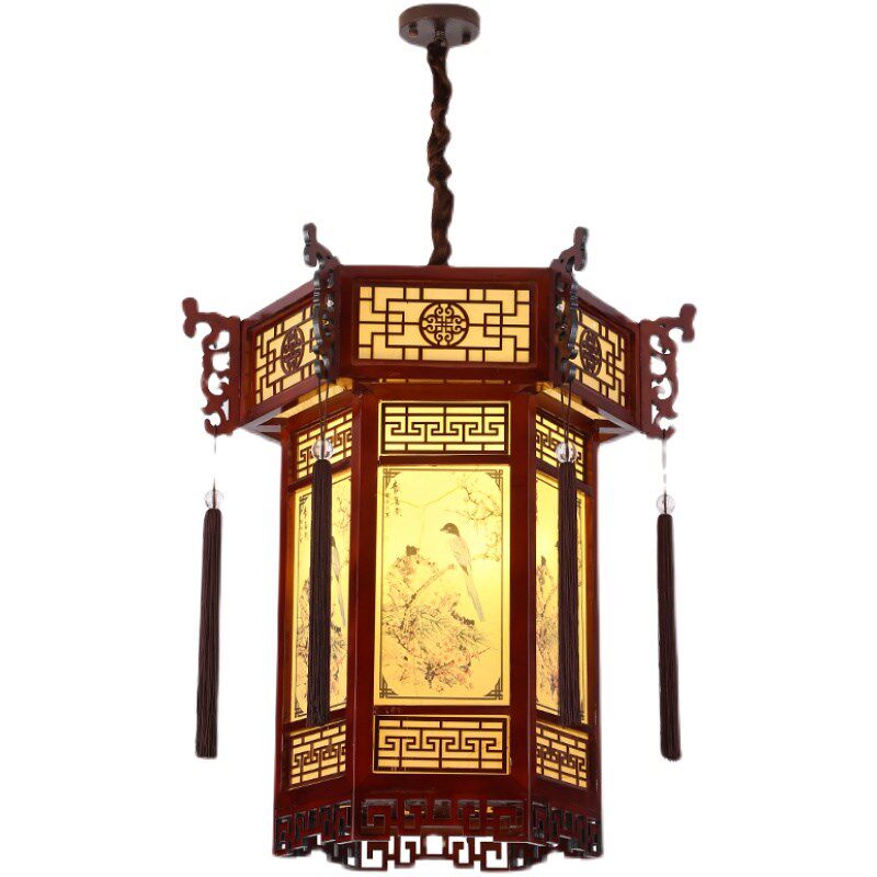 中式实木仿古宫灯寺庙宫廷长廊亭子宫灯古风大厅古建筑中国风灯笼
