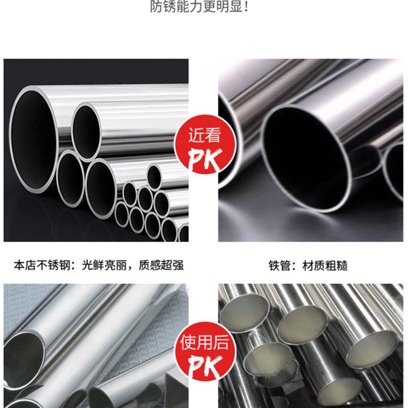 双杆不锈钢挂衣架阳台两层晾衣服装店双层落地式展示架货架带轮子