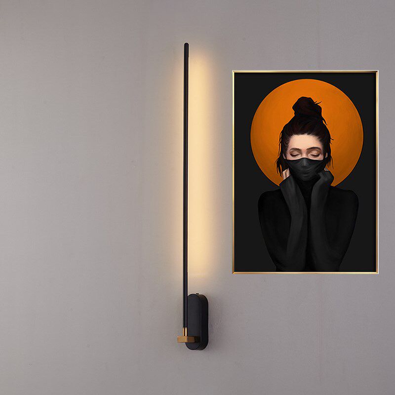 极简壁灯创意LED长条形简约现代北欧客厅沙发背景墙壁卧室床头灯