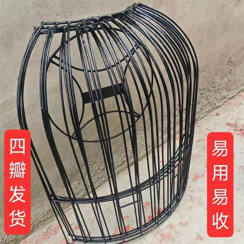 斗鸡铁笼斗鸡罩笼斗鸡笼子家用钢筋斗鸡笼加粗斗鸡折叠大号罩笼子