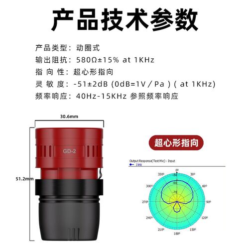 进口灵敏度高防啸叫动圈咪头KTV专业用有线无线话筒咪芯麦克风