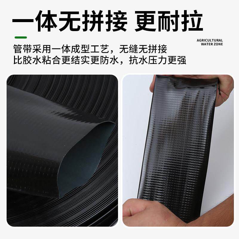 1-4寸PE农用灌溉塑料水管微喷带滴灌带黑主管喷灌软管防爆节水带