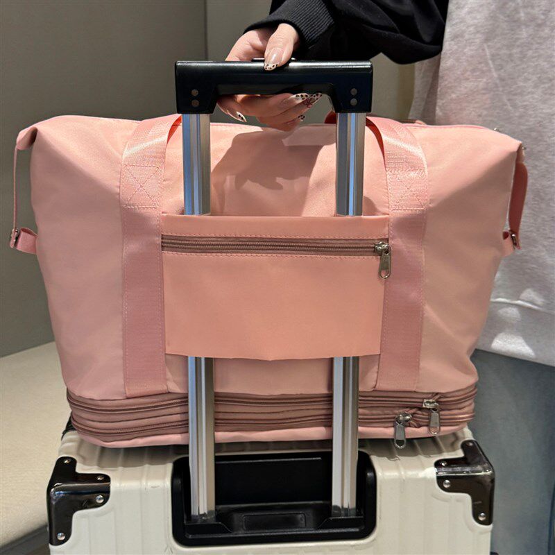 可折叠短途万向轮旅行包超大容量收纳袋行李袋子女轻便待产健身包
