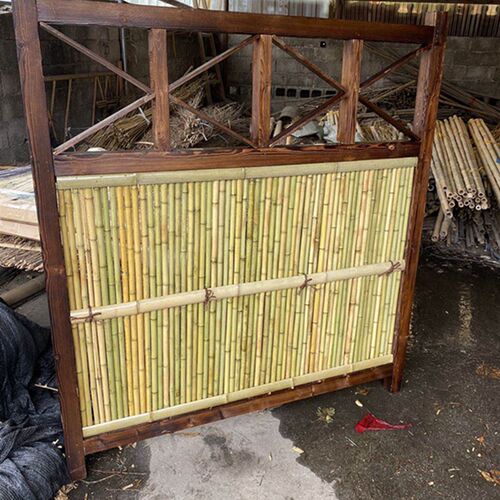 防腐竹栅栏竹篱笆围墙围栏花栏庭院隔断屏风竹门竹屏风竹子隔断