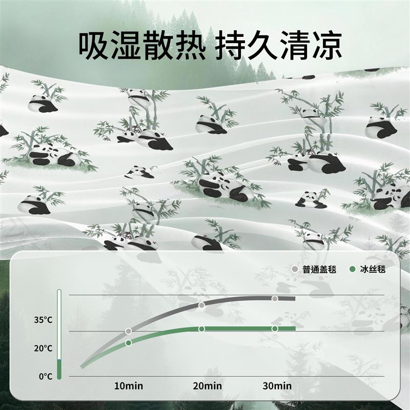 婴儿盖毯宝宝冰丝毯夏季薄款儿童幼儿园午睡小毯子a类夏凉空调被