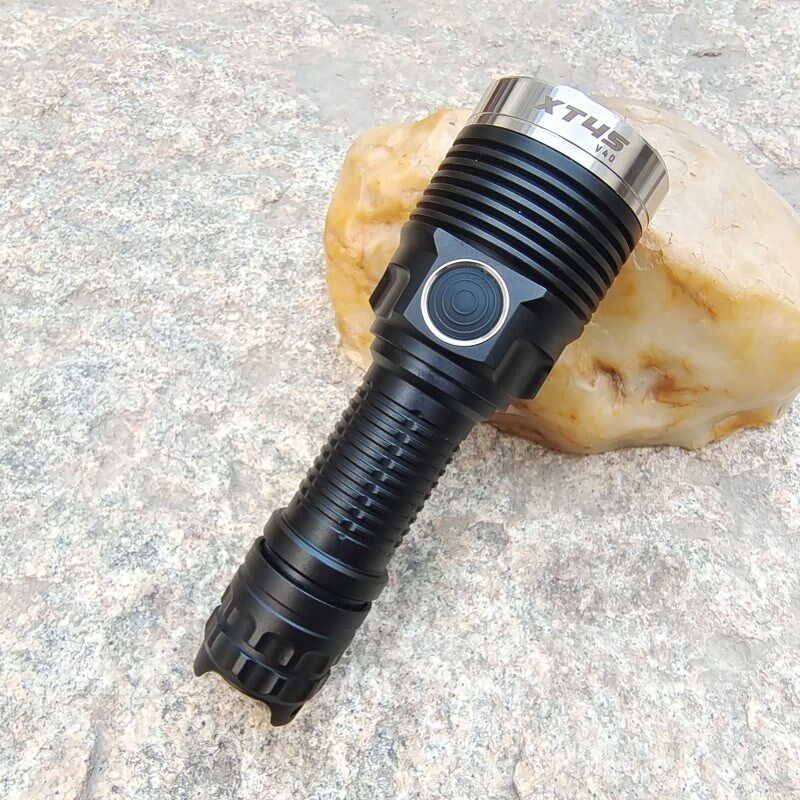 阿木XT45强光手电筒聚光远射高亮度户外大功率铝合金充电露营