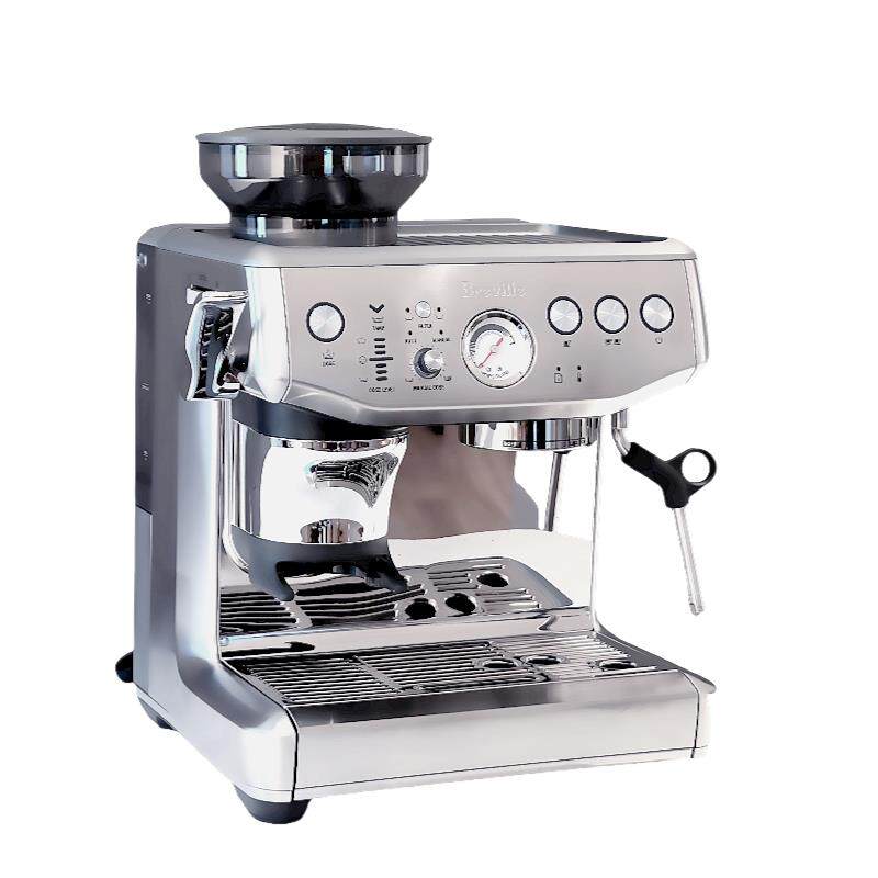 铂富/Breville BES876家用半自动意式咖啡机奶泡磨豆萃取一体机器