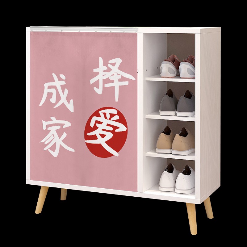 衣柜门帘衣帽间挡灰帘柜子防尘帘布艺挂帘书柜置物架遮挡帘遮尘帘