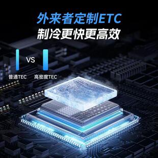 【ANBK推荐】外来者B2手机散热器三挡调节智能温控数显结冰可关灯