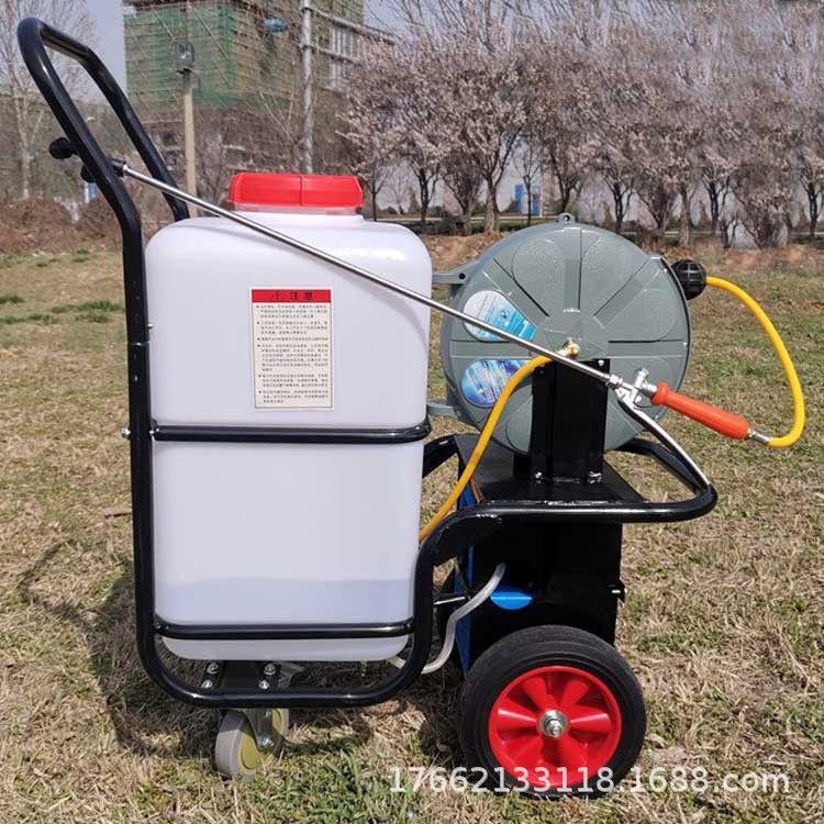 推车式养殖场消毒机 蔬菜大棚打农药机 园林绿化杀虫电动打药机