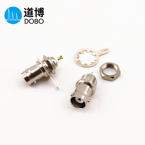 超声波探伤仪专用Q9插座 Q6超声波探头换能器显波器母头BNC座子