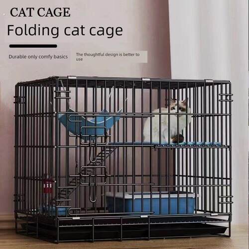 猫笼子家用室内双层超大自由空间猫别墅二层猫舍猫咪用品带厕所
