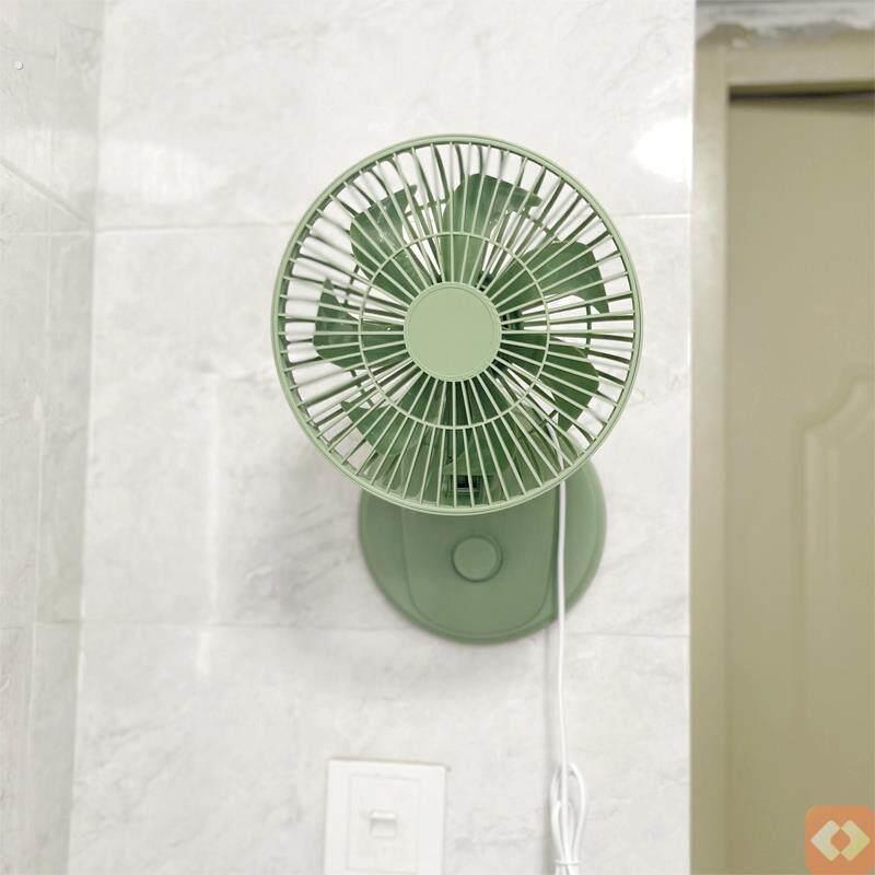 挂壁冷风扇挂墙上的电风扇厨房专用免打孔插电式壁挂小型吹冷风的