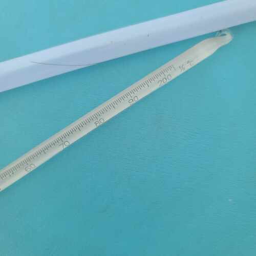 工业0-200度水银温度计40厘米0.5分度测温仪玻璃温度表