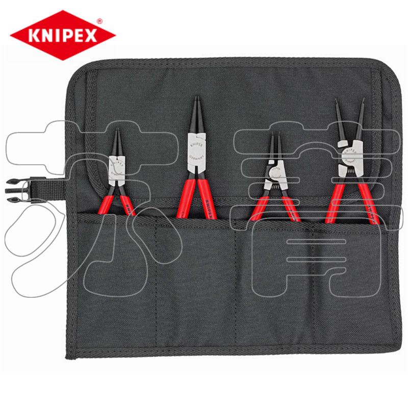 德国原装凯尼派克KNIPEX通用卡簧钳4件套001956V01/00 19 56 V01