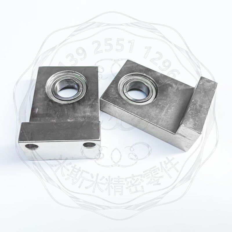 轴径12-30 L型立式单轴承座带卡簧光轴支撑固定BGLFS BGLKS BGF06