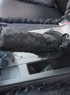 汽车通用档把套手刹套后视镜套护肩套排挡套扶手套黑色
