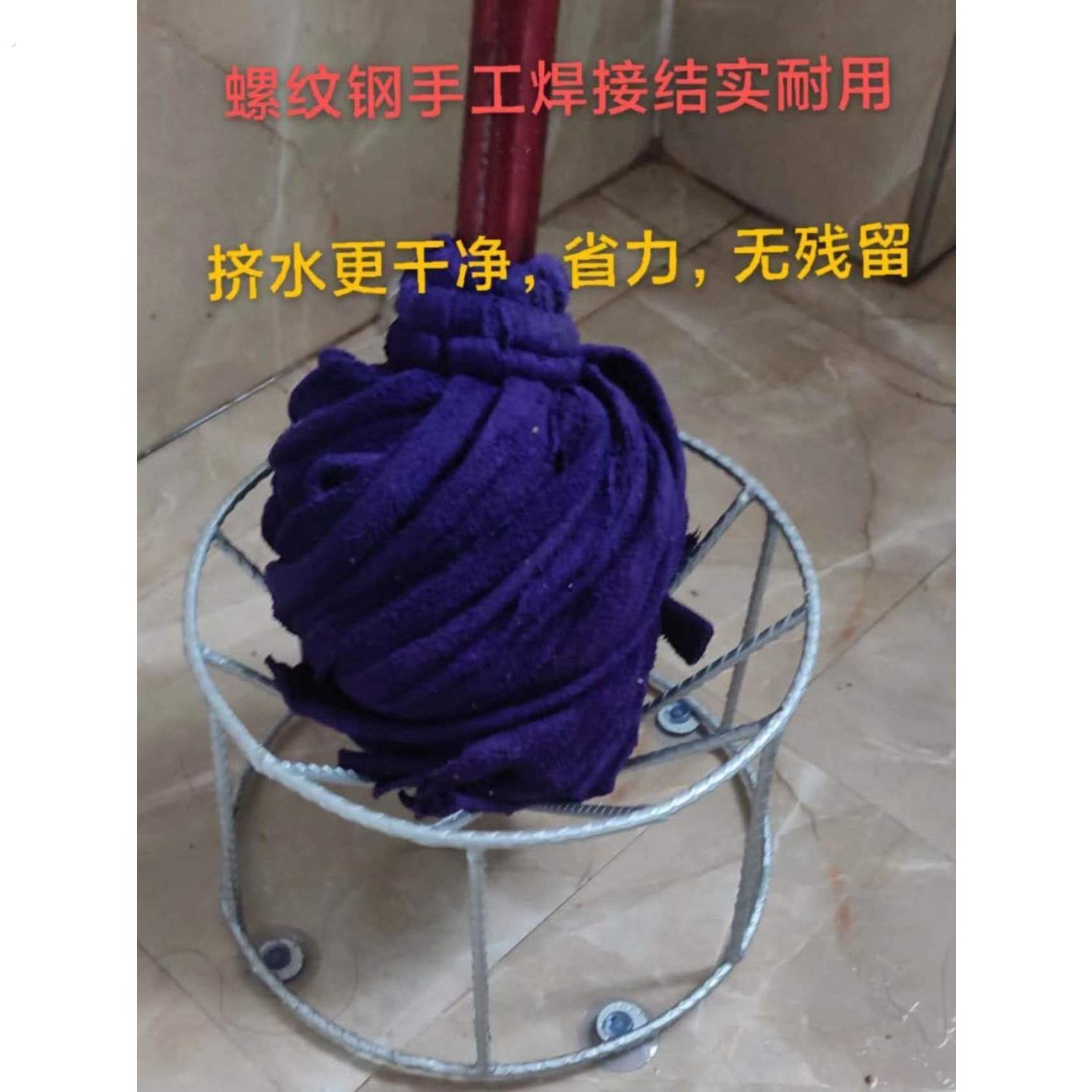 自动甩水桶拖把挤水器手动甩干桶神器结实耐用老式拖把桶挤水