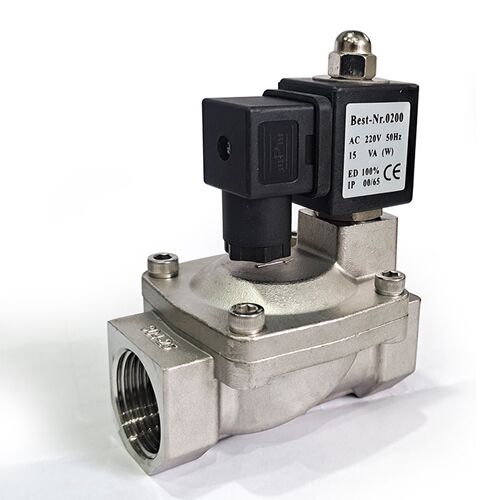 SLP系列不锈钢高压防潮先导式常闭电磁阀AC220VDC24V水阀开关