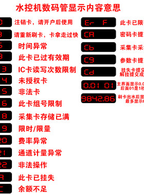 学校浴室刷卡机IC卡水控机澡堂插卡感应式智能水表控水机控水器