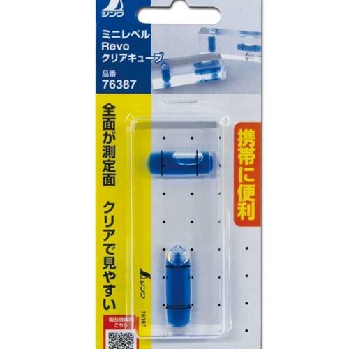日本企鹅SHINWA亲和高精度迷你便携水平尺75m装修透明水平仪76387