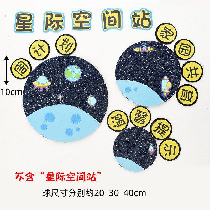 幼儿园墙面装饰班级公约环创主题墙空中吊饰挂饰教室区角布置区域