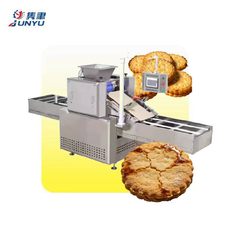 PLC触摸屏控制饼干成型机酥性饼干成型机桃酥机器设备生产厂家全