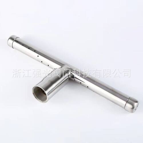 卫生级T型旋转洗罐器，不锈钢T形，喷淋器，喷淋管，螺纹，快装