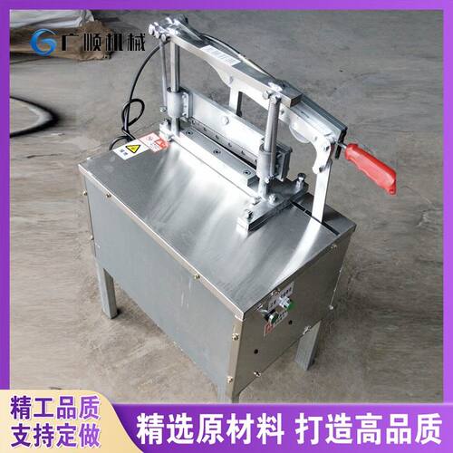 切骨机 手动电助力冻猪蹄切骨机 大小型商用猪蹄切骨机超市通用型