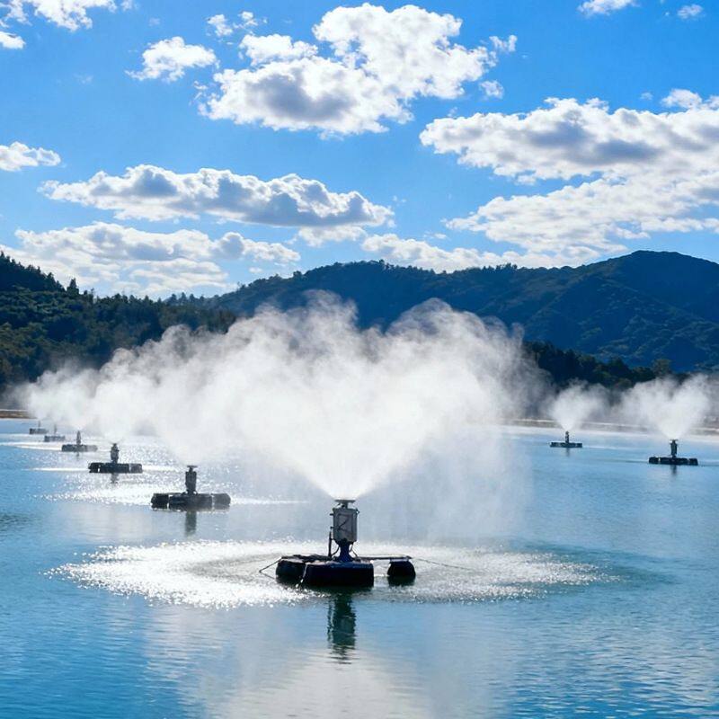 工业盐高盐废水蒸发器、蒸发塘浓盐水蒸发器 机械雾化蒸发器