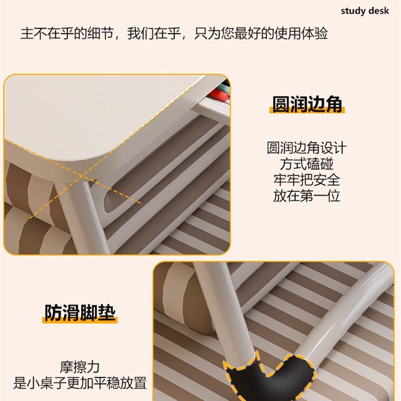 英国品质简单可折叠床,小桌子,书房,书桌,电脑桌,慵懒的卧室,凸窗