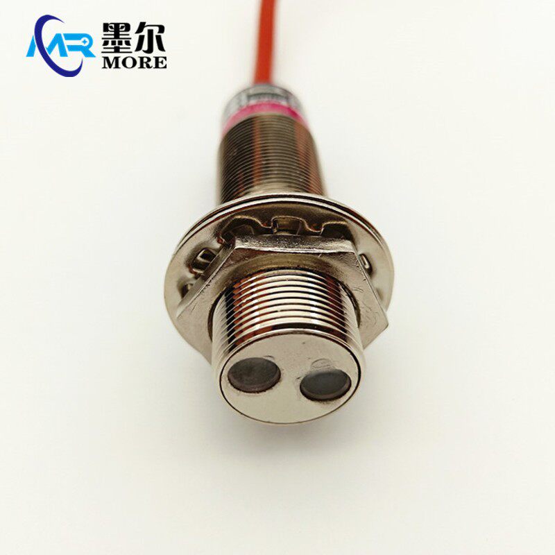 耐高温光电开关传感器 M18圆柱形非金属感应直流三线NPN常开150
