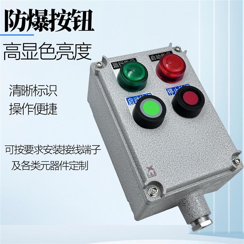 定制防爆操作柱防爆控制箱配电箱接线箱立柱式挂式远程就地按钮箱