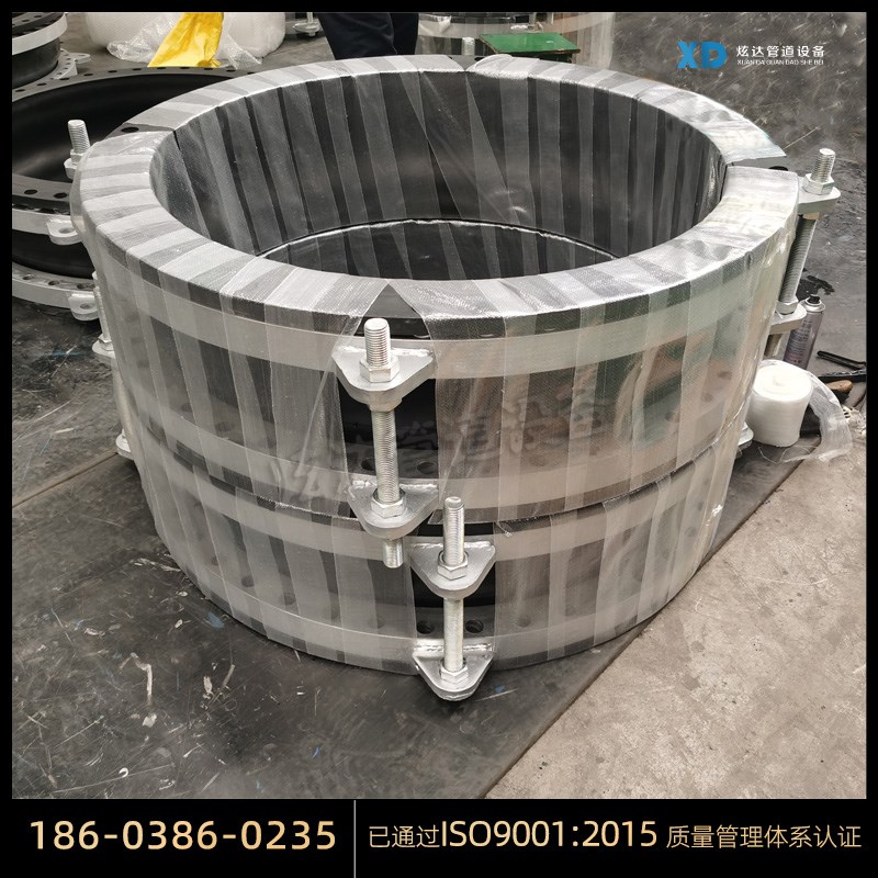端面全密封大翻边橡胶软连接头柔性大口径管道减震器避震喉伸缩节