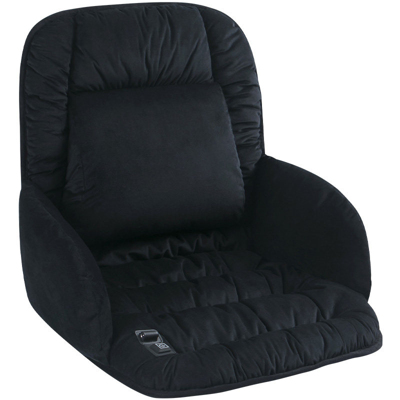 办公室腰靠坐垫靠垫一体加热座椅孕妇人体工学加厚久坐护腰椅子垫