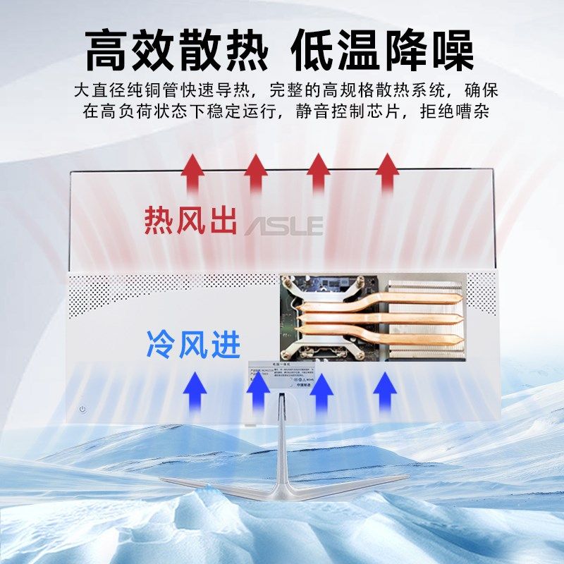 2025新款电脑一体机办公用收银网课游戏台式家用一体机电脑电视