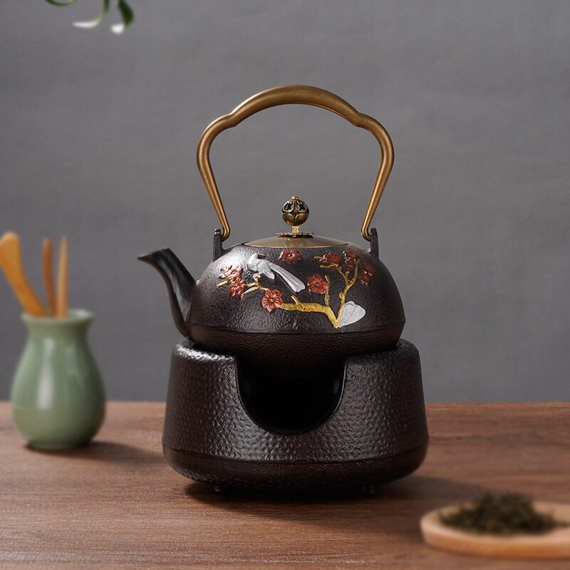铸铁壶水壶家用室内泡茶壶户外围炉煮茶铁壶电陶炉泡茶具水壶套装